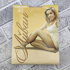 Колготки жіночі капронові Айван 40 Den Україна розмір 2 бежеві 20021030