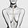 Украшение Bijoux Indiscrets Desir Metallique Collar - Black, фото 8