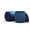 Eu-PL Бочка харч 35л (37см) 3-х шар. з пластик хомут + засувка, синя 001724, фото 4