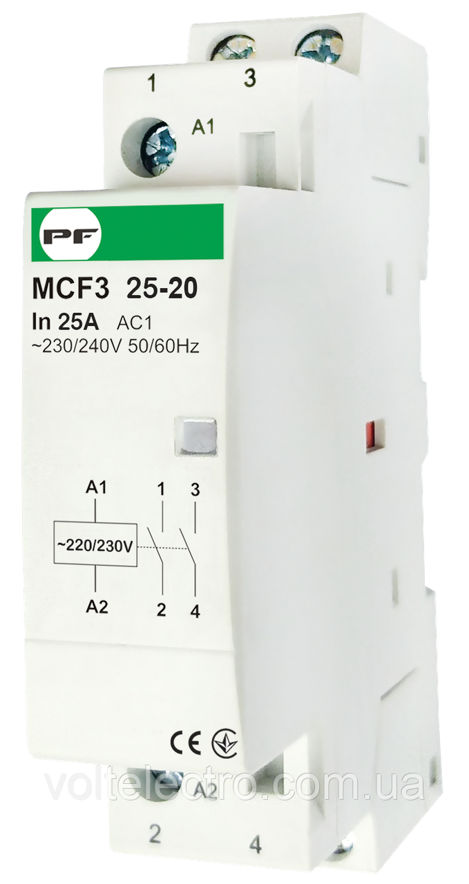 Модульний магнітний пускач MCF3 25-20 230V, фото 1