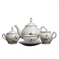 Чайний сервіз Thun Bernadotte (Гуси ) на 6 персон 17 предметів 205мл низькі фарфор (5936B51)