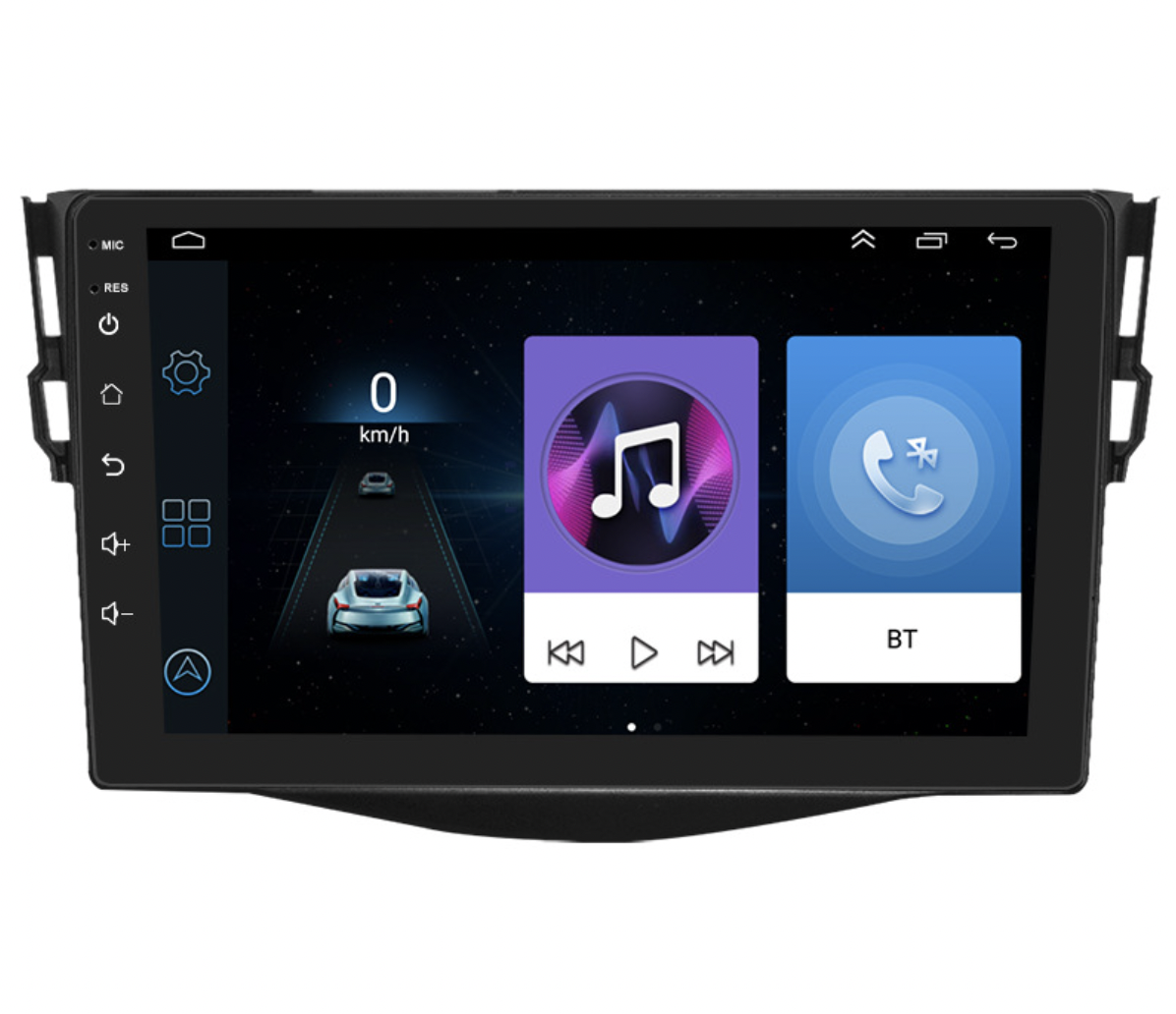 Штатна магнітола Toyota RAV4 2006-2012 на Android | 9” сенсорний екран, GPS, Bluetooth, Wi-Fi, камера