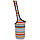 Сумка для фітнесу та йоги через плече KINDFOLK Yoga bag Zelart FI-8364-1 жовтогарячий-блакитний, фото 2
