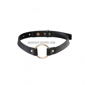 Чокер з екошкіри Bijoux Indiscrets Maze Single Choker