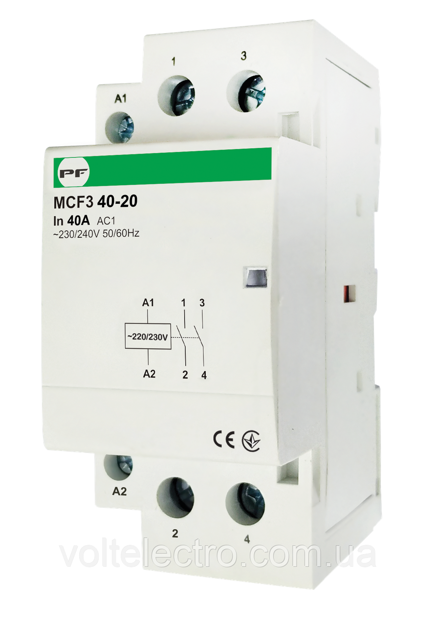 Модульний магнітний пускач MCF3 40-20 230V, фото 1