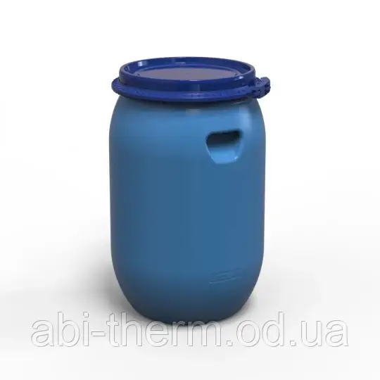 Eu-PL Бочка харч 65л (37см) 3-х шар. з пластик хомут + засувка, синя 002096