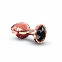 Металева анальна пробка з прикрасою у формі кристала Dorcel — Diamond Plug M