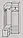Кутовий маленький передпокій з пуфіком та дзеркалом "Тая" 90*90 см від Летро (15 кольорів), фото 3