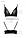 Еластичний топ із мереживом Passion PS001 TOP, чорний M, фото 6