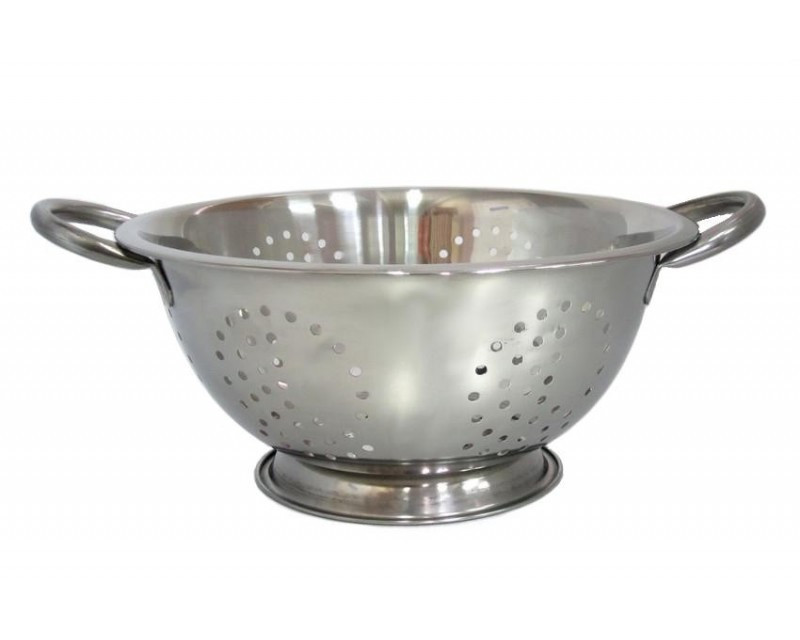 Друшляк Hendi Kitchen Line з двома вушками та підставкою d28 см h13,5 см неіржавка сталь (535202), фото 1