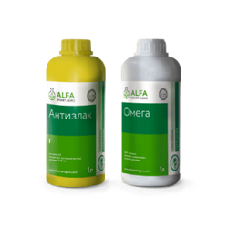 Гербіцид АНТИЗЛАК (д.р. клетодим, 240 г/л.) Антизлак 5л. + Омега Екстра 5л. ALFA Smart Agro