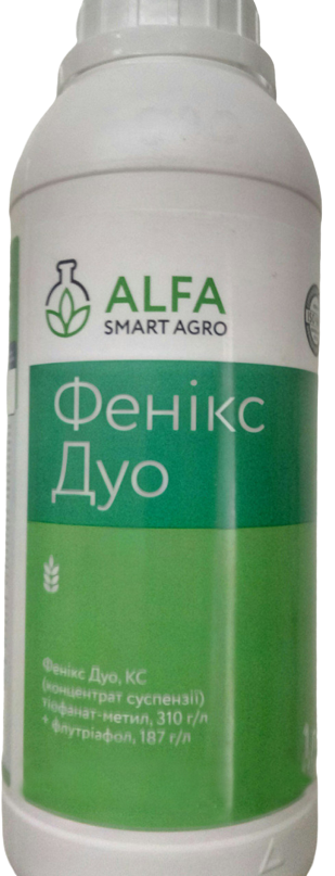 Фунгіцид ФЕНІКС ДУО (д.р.:Флутриафол+тіофанат-метил), , тара - 1л. ALFA Smart Agro, фото 1