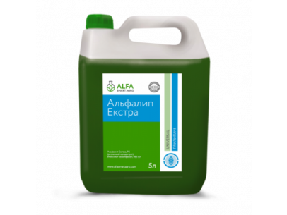 Прилипач АЛЬФАЛИП ЕКСТРА (д.р.Етоксилат нонилфенол.) тара 5л. ALFA Smart Agro, фото 1