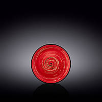 Блюдце Wilmax Spiral Red d12 см фарфор (669234/В WL)