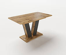 Стіл обідній розкладний Торін Fusion furniture , колір дуб аппалачі/антрацит, фото 4