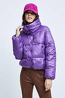 Куртка женская дутая фиолетовая короткая Medicine XS