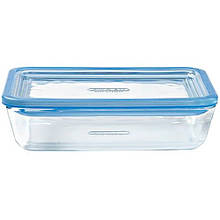 Ємність для запікання Pyrex Pure Glass з кришкою 2,7 л 25х19 см h8 см жароміцне скло (243A000)