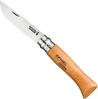 Ніж складаний Opinel №8 Stainless Steel Wood VRN Carbone