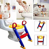 Дитяче сидіння для унітазу зі сходинками - Children`s Toilet trainer, фото 6