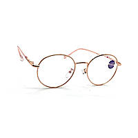 Круглі металеві окуляри 2002 золото