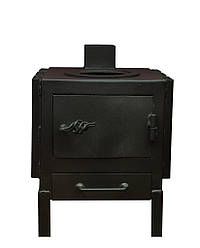 Компактна дров'яна піч-буржуйка з варильною поверхнею опалювальна піч буржуйки камін на дровах печі