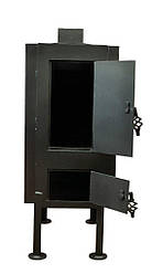 Буржуйка 7 кВт Дров'яна Піч із варильною поверхнею опалювальна піч буржуйки на дровах печі