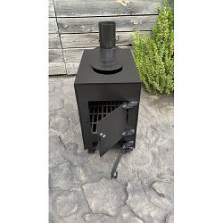 Піч дров'яна буржуйка з варильною поверхнею опалювальний камін буржуйка топка на дровах печі