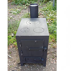 Піч буржуйка з поверхнею для варіння буржуйка топка на дровах груба