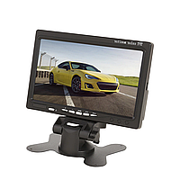 Автомобильный монитор для камеры заднего вида Car DVR 7" дюймов 1024Х600 с пультом и рамкой подголовника