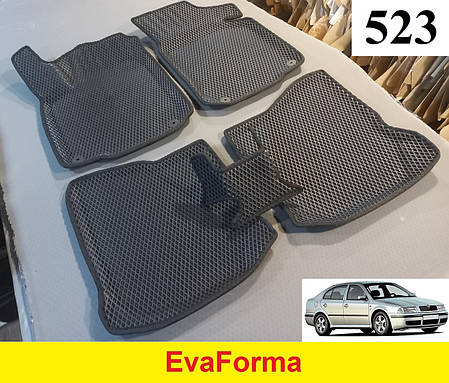 3D килимки EvaForma на Skoda Octavia Tour '97-10, килимки ЕВА, фото 2