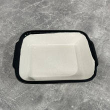 Форма для запікання з ручкою для подавання Decor Ceramics Графіт Лайт прямокутна 720 мл 21,5х17 см h4,5 см