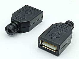 Гніздо USB тип A, на кабель