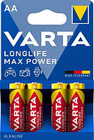 Батарейка Varta Longlife Max Power AA BLI 4 Alkaline