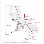 Кушетка косметологічна Poland 75 см, фото 4