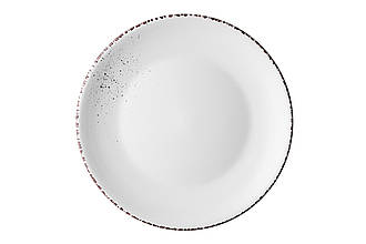 Тарілка обідня Ardesto Lucca Winter white d26 см кераміка (AR2926WMC	)