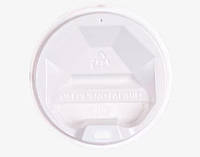 Крышка для стакана ТОВ Пласт белая ромб d9,5 см (Ф400-500 0/90)