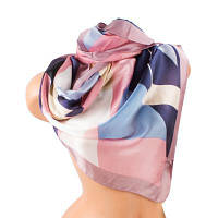 Шелковый женский шарф разноцветный ETERNO DS-21038-9