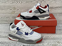 Кроссовки Nike Air Jordan 4 retro. Белые. Кроссовки Найк Аир Джордан 4 Ретро. Розміри 36 - 41