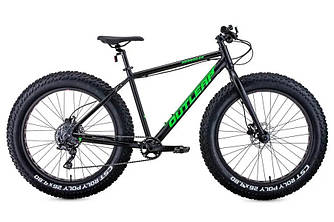 Велосипед фетбайк 26" Outleap Hercules M 2021, чорно-зелений