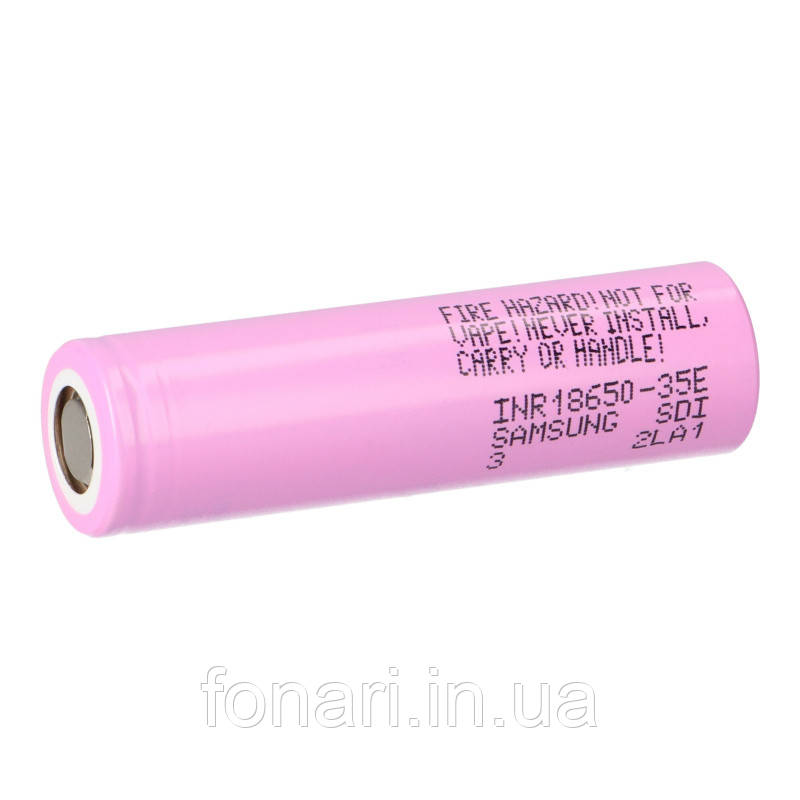 Акумулятор Samsung INR18650-35E Li-Ion 3500 mah (без плати захисту)