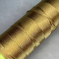 Нитка Коричневый золотистый d-0.9 мм капроновая для рукоделия 500 м (цена за 1 метр)
