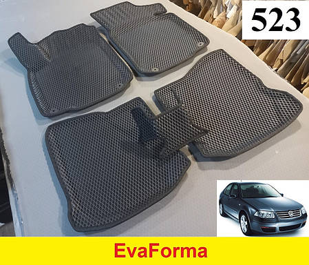3D килимки EvaForma на Volkswagen Bora '98-05, килимки ЕВА, фото 2