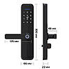 Електронний дверний замок NaviCat X9S з підтримкою програми TUYA Black, фото 3