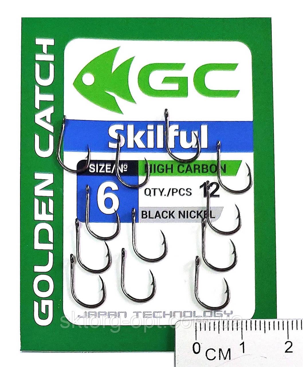 Крючок GC Skilful №6 (12 шт.)