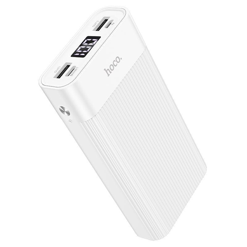 Power bank Портативний зарядний пристрій Hoco J85 20000mAh білий