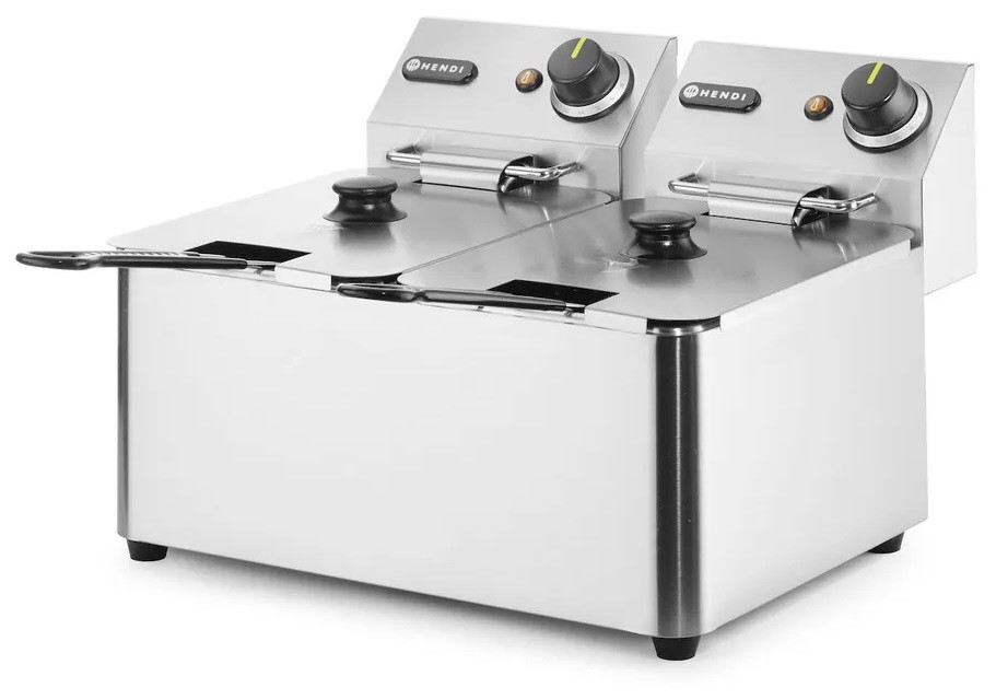 Фритюрниця 2х4L Hendi 205846, фото 1