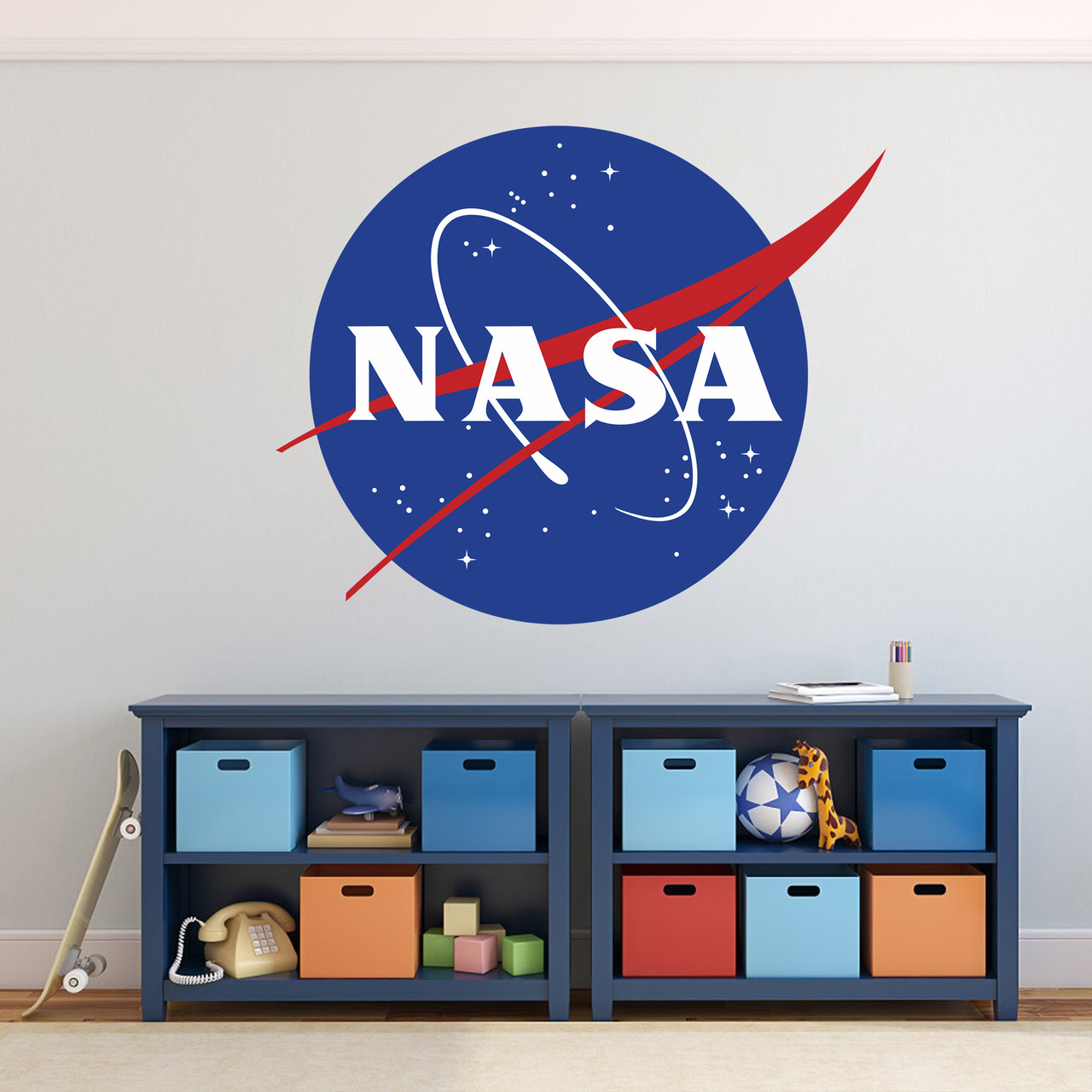 Інтер'єрна наклейка на стіну NASA Oracal розмір 61х75см