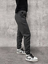 Спортивні жіночі штани Штани зимові теплі під манжет Туреччина Сірий колір, М, фото 2