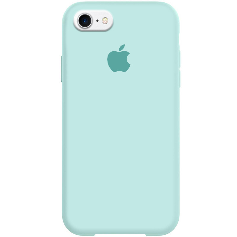 Чохол Silicone Case Full Protective (AA) для iPhone SE 2 / 3 (2020 / 2022) / iPhone 8 / iPhone 7, Бірюзовий / Turquoise, фото 1