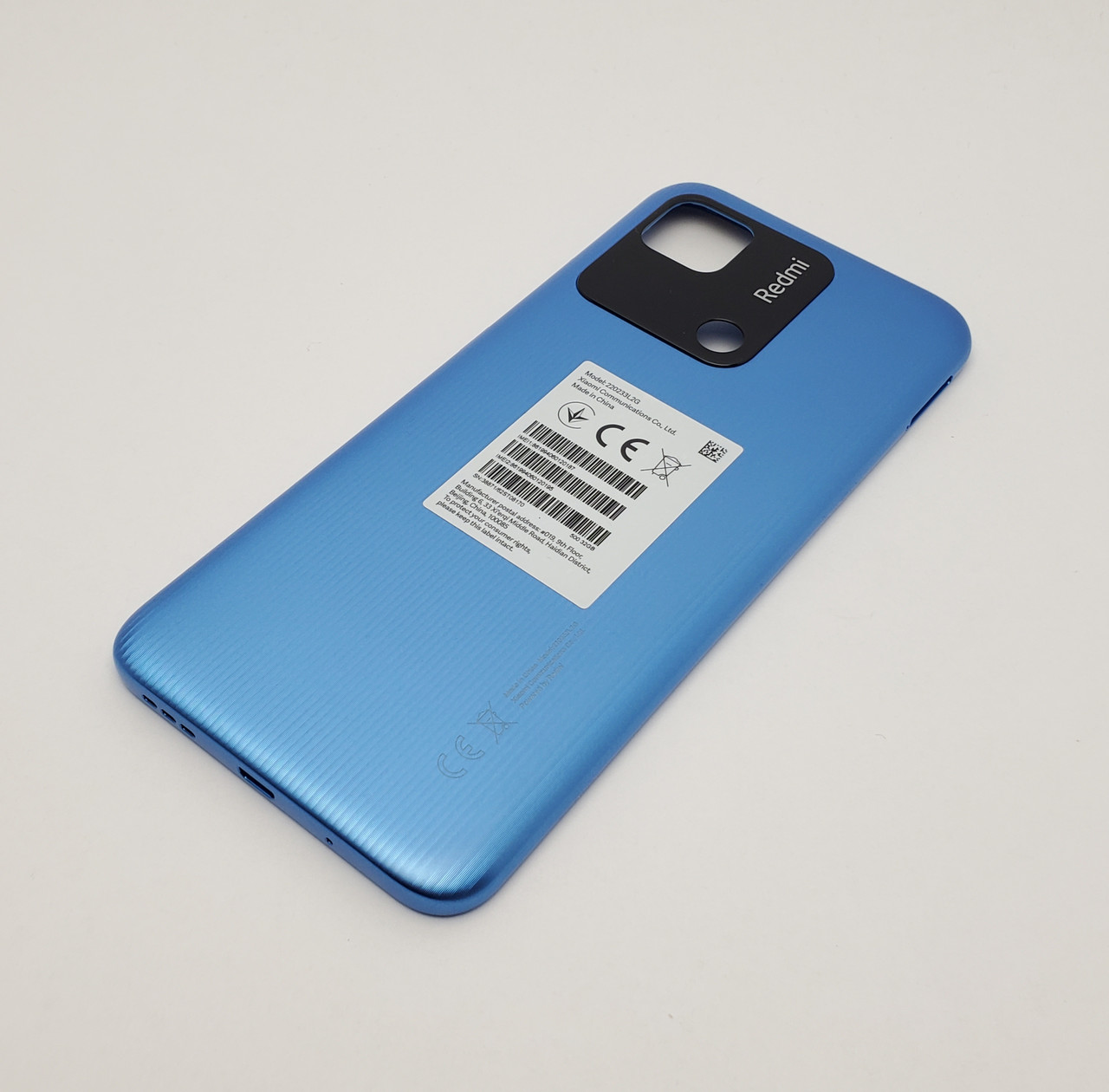 Кришка з кнопками xiaomi redmi 10a синя з розборки нового пристрою